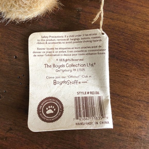 Boyds Bears Momma Bundles with Joy Head‎ Bean #903106 Thinkin of Ya Series Tags - Picture 3 of 7